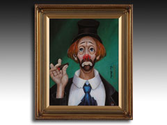 Clown with Cigar by Red Skelton